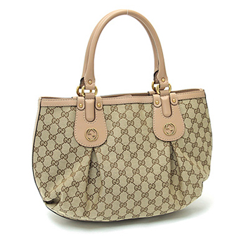 グッチ GUCCI バッグ コピー SCARLETT MEDIUM トートバッグ 269953 FAFXT 8594 スカーレット ミディアム GGキャンバス インターロッキングG ベージュ/ウィンターローズ